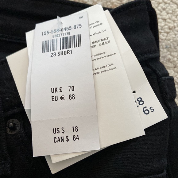 Abercrombie & Fitch The Jean Legging High Rise- Size 28; 6S - Picture 3 of 12